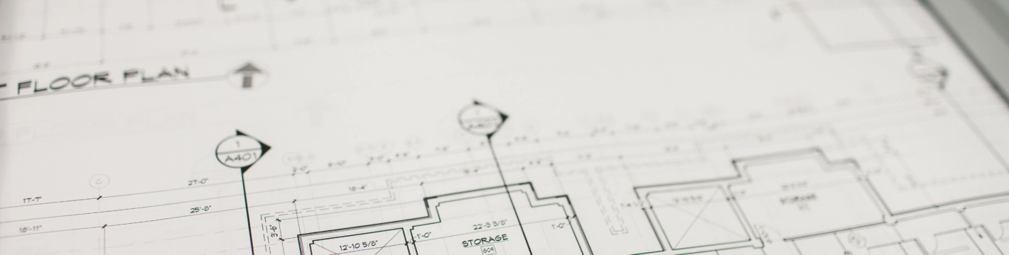 Schematic drawings of a case goods assembly.