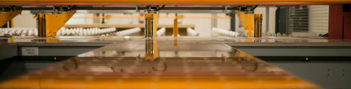 A high-volume CNC machinery operating in a custom manufacturing facility.